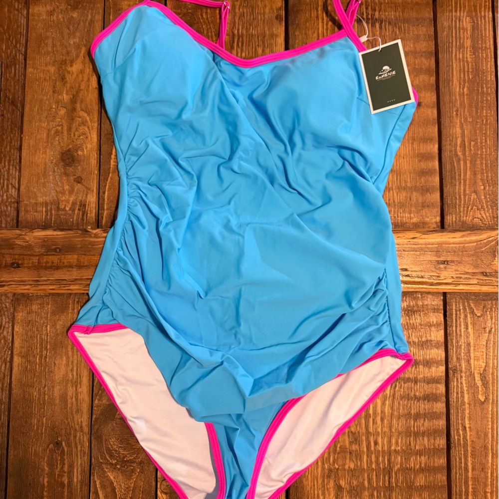 NWT Blue and Pink Swimsuit